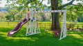 The Deluxe Backyard Swing Set
